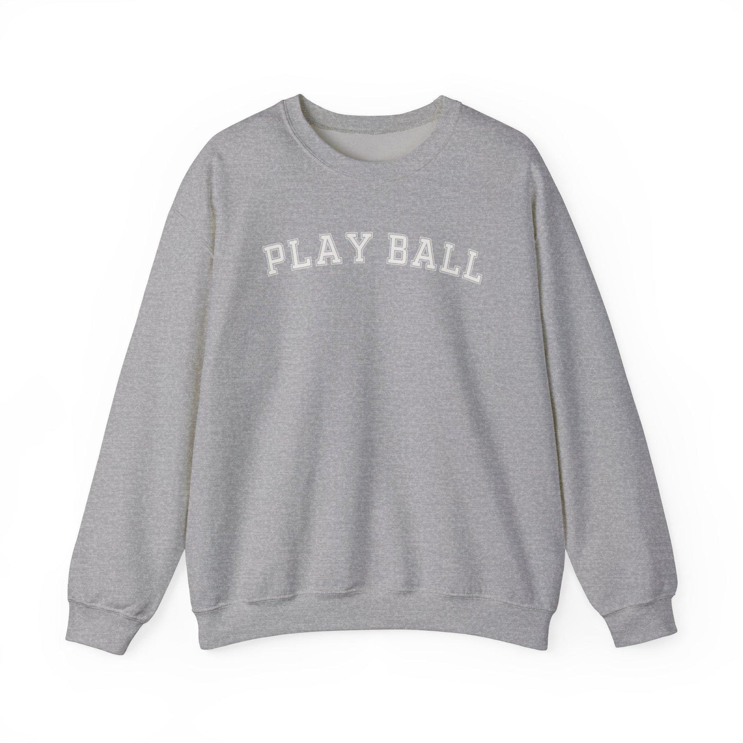 Play Ball Sweatshirt, Cozy Sportswear for Gamers, Unisex Crewneck, Perfect for Game Day, Sports Events, Birthday Gifts