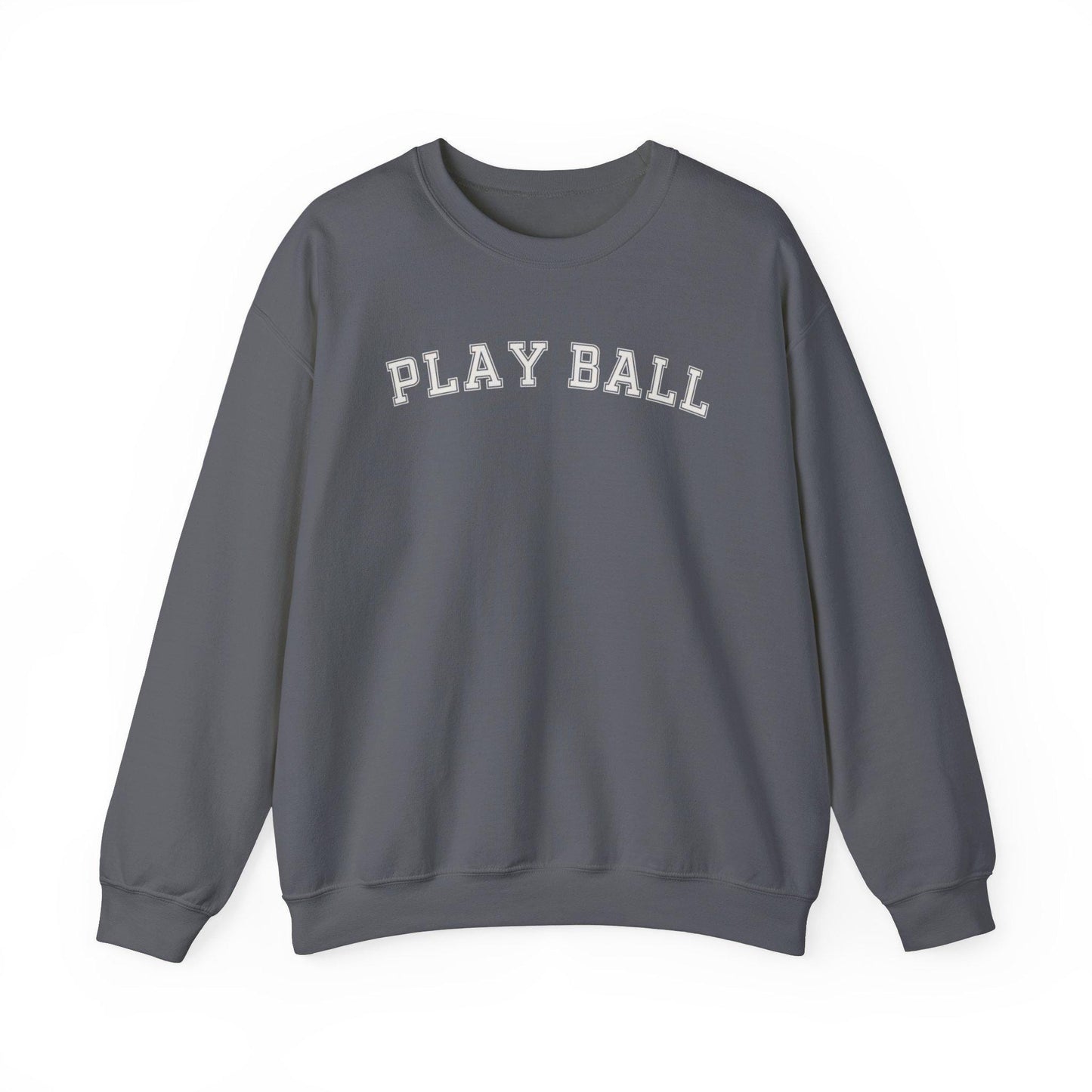 Play Ball Sweatshirt, Cozy Sportswear for Gamers, Unisex Crewneck, Perfect for Game Day, Sports Events, Birthday Gifts