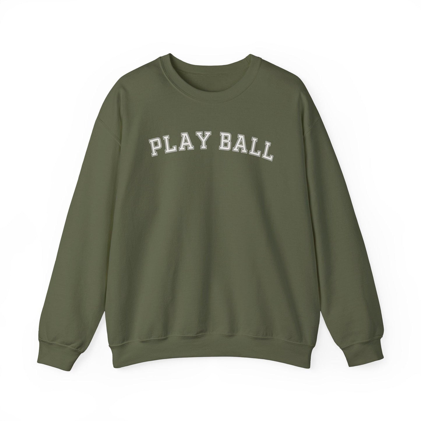 Play Ball Sweatshirt, Cozy Sportswear for Gamers, Unisex Crewneck, Perfect for Game Day, Sports Events, Birthday Gifts