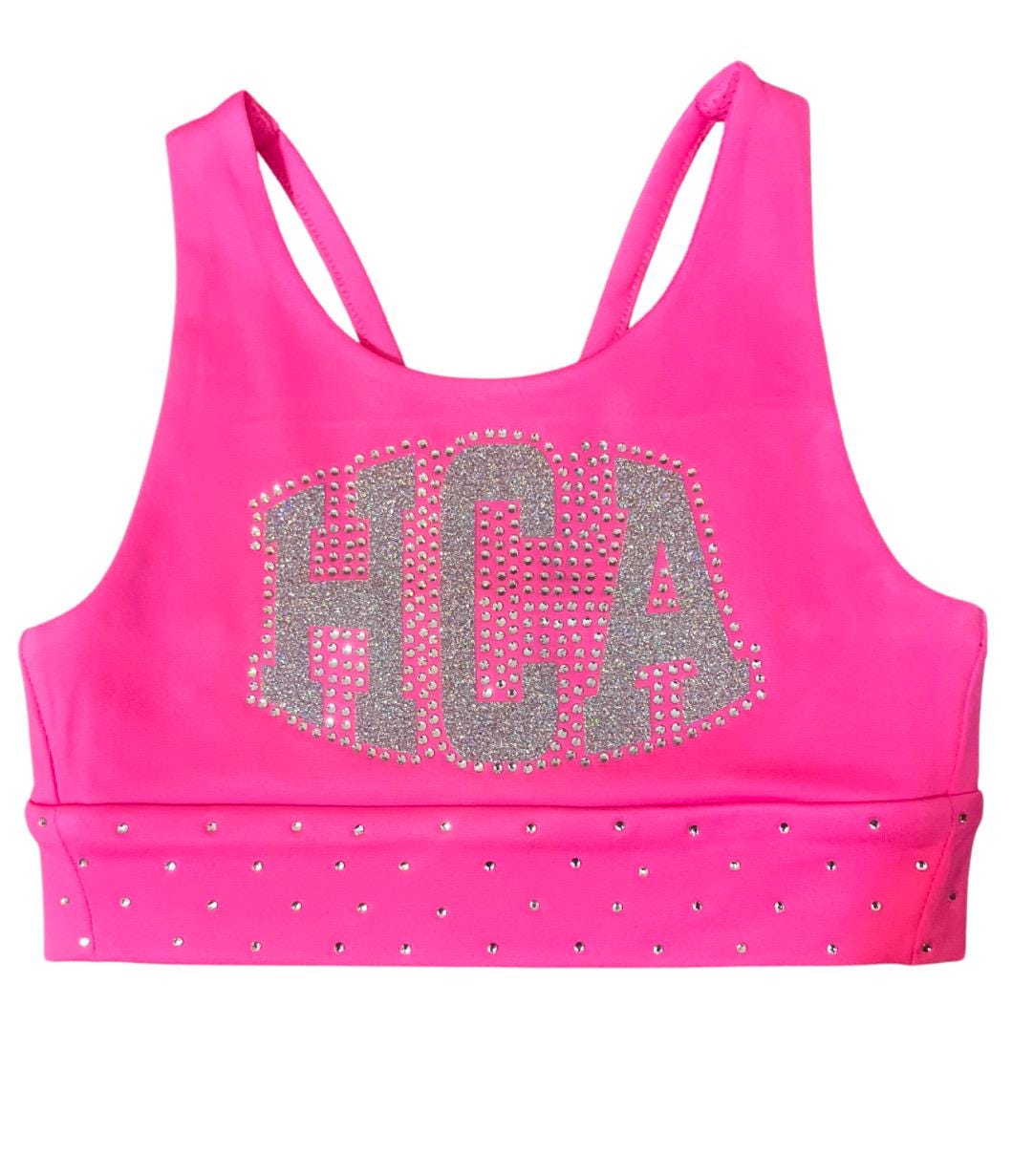 HCA bling sports bra