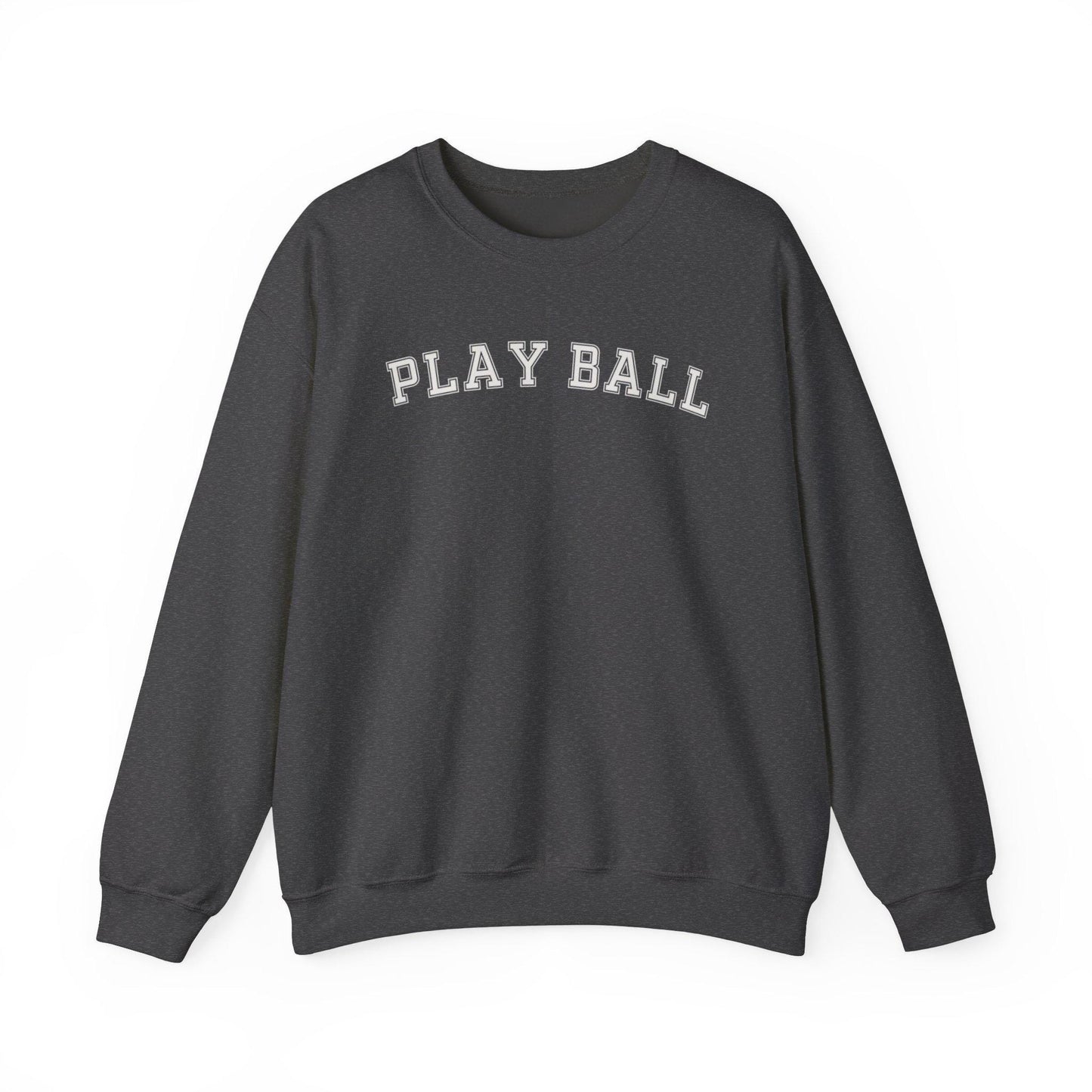Play Ball Sweatshirt, Cozy Sportswear for Gamers, Unisex Crewneck, Perfect for Game Day, Sports Events, Birthday Gifts